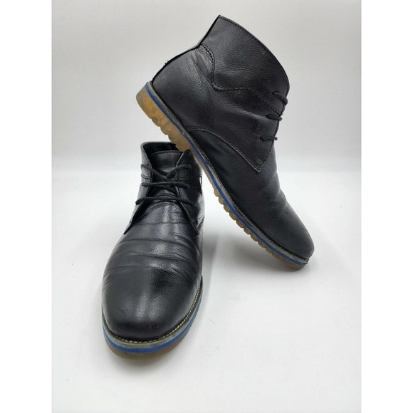 Timberland Earthkeepers Chukka Ankle Black Leather Boots Men\'s Sz 12 1501-12 40 main image 4